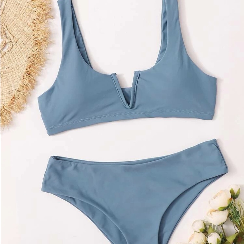 SHEIN Slate Blue Bikini